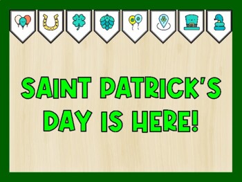 SAINT PATRICK'S DAY IS HERE! St. Patrick's Day Bulletin Board Kit