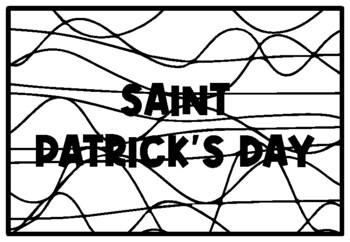 SAINT PATRICK'S DAY St. Patrick’s Day Activity