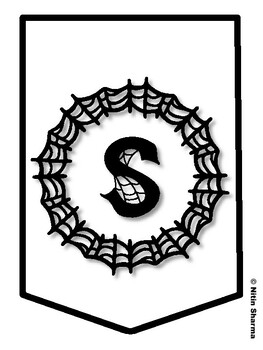 SCARE UP A GOOD BOOK! Halloween Bulletin Board Letters, Halloween Banner