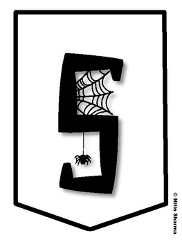 SCARED TO THE BONES! Halloween Bulletin Board Letters, Halloween Banner