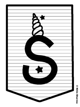 SELF AWARENESS IS MAGICAL! Unicorn Bulletin Board Letters