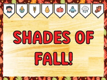 SHADES OF FALL! Fall Bulletin Board Kit & Door Décor, Fall Classroom Décor
