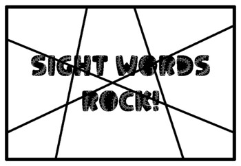 SIGHT WORDS ROCK! Mountains Coloring Pages