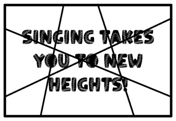 SINGING TAKES YOU TO NEW HEIGHTS! Mountains Coloring Pages