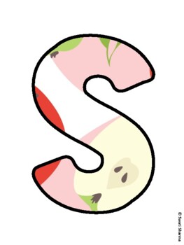 SMART APPLES IN THIS CLASS! Fall, Apple Bulletin Board Letters