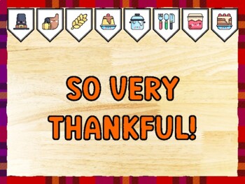 SO VERY THANKFUL! Thanksgiving Bulletin Board Kit & Door Décor