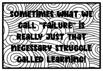 SOMETIMES WHAT WE CALL "FAILURE" IS REALLY JUST THAT NECESSARY STRUGGLE CALLE