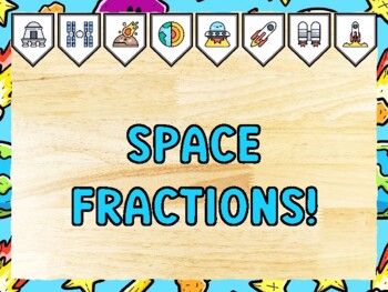 SPACE FRACTIONS! Universe Bulletin Board Kit & Door Décor
