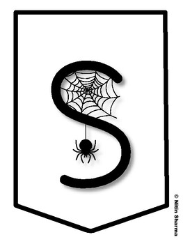 SPOOK-TACULAR WRITING! Halloween Bulletin Board Letters, Halloween Banner
