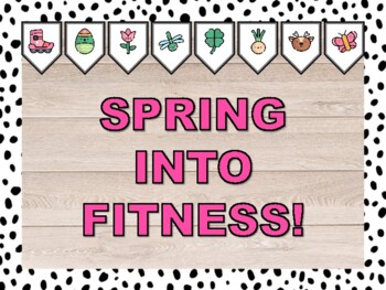 SPRING INTO FITNESS! Spring Bulletin Board & Door Décor Kit