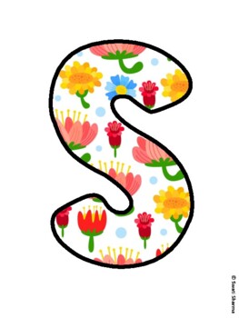 SPRING INTO MATH! Spring Bulletin Board Letters