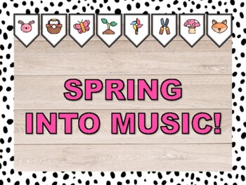 SPRING INTO MUSIC! Spring Bulletin Board & Door Décor Kit