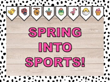 SPRING INTO SPORTS! Spring Bulletin Board & Door Décor Kit