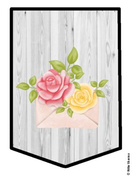 Spring Mothers Day Gnomes Bulletin Board Decor, Spring Mothers Day Gnomes B