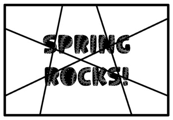 SPRING ROCKS! Mountains Coloring Pages