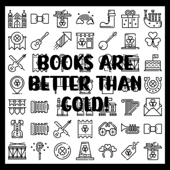 St. Patrick's Day Collaborative Ar t Activity, BOOKS ARE BETTER THAN GOLD! 3