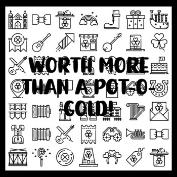 St. Patrick's Day Collaborative Ar t Activity, WORTH MORE THAN A POT-O-GOLD!