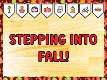 STEPPING INTO FALL! Fall Bulletin Board Kit & Door Décor