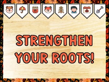 STRENGTHEN YOUR ROOTS! Fall Bulletin Board Kit & Door Décor