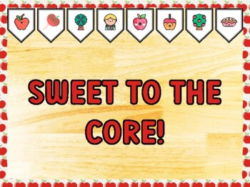 SWEET TO THE CORE! Apple Bulletin Board Kit