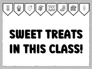 SWEET TREATS IN THIS CLASS! Icecream Bulletin Board Kit