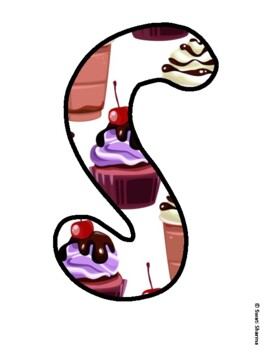 SWEET WORK COMING SOON! Cupcake Bulletin Board Letters
