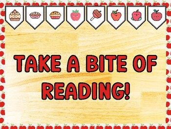 TAKE A BITE OF READING! Apple Bulletin Board Kit