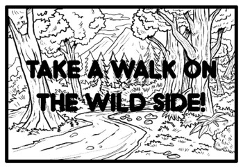 TAKE A WALK ON THE WILD SIDE!, Animals Activity, Animals Coloring Pages
