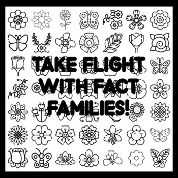 TAKE FLIGHT WITH FACT FAMILIES! Butterfly Bulletin Board Activity 3x3 feet