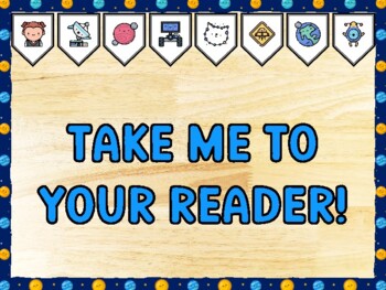 TAKE ME TO YOUR READER! Galaxy Bulletin Board Kit & Door Décor