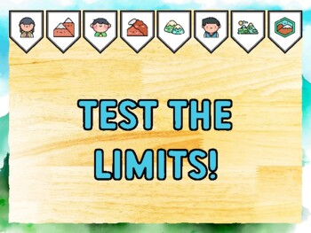 TEST THE LIMITS! Mountain Bulletin Board Kit
