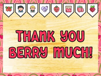 THANK YOU BERRY MUCH! Berry Bulletin Board Kit