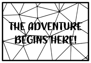 THE ADVENTURE BEGINS HERE! Summer Holidays Activity, Summer Holidays Coloring