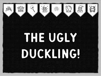 THE UGLY DUCKLING! Fairy Tales Theme Bulletin Board Kit, Door Décor