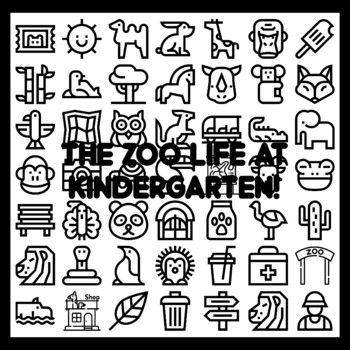 THE ZOO LIFE AT KINDERGARTEN! Zoo Bulletin Board Activity 3x3 feet Zoo Classr