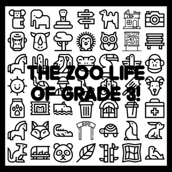 THE ZOO LIFE OF GRADE 3! Zoo Bulletin Board Activity 3x3 feet Zoo Classroom Q