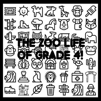 THE ZOO LIFE OF GRADE 4! Zoo Bulletin Board Activity 3x3 feet Zoo Classroom Q