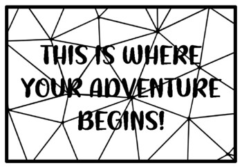 THIS IS WHERE YOUR ADVENTURE BEGINS! Summer Holidays Activity, Summer Holiday