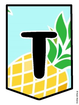 THIS YEAR IS GOING TO BE SWEET! Summer, Tropical, Pineapple Bulletin Board