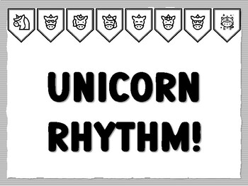 UNICORN RHYTHM! Unicorn Bulletin Board Kit, Ready to print Unicorn Classroom De