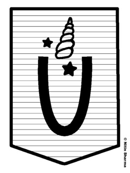 UNICORNS ARE SWEET! Unicorn Bulletin Board Letters