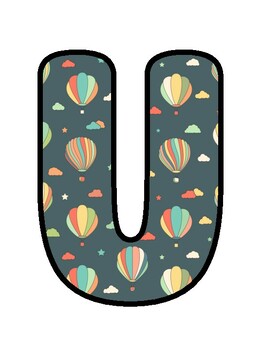 UP UP AND AWAY, READ EVERYDAY! Hot Air Balloon, Welcome Back To School Bullet