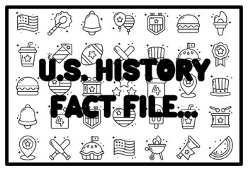 U.S. HISTORY FACT FILE... Fourth of July Activity, Patriotic Coloring Pages