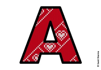Valentine's Day Bulletin Board Letters, Alphabet Posters