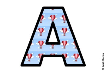 Valentine's Day Bulletin Board Letters, Alphabet Posters