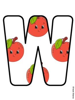 WE ARE APPLE-SOLUTELY KIND! Fall, Apple Bulletin Board Letters