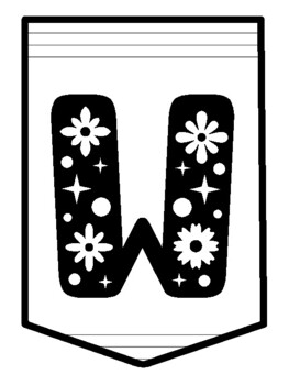 WE ARE BLOOMING!, Spring Bulletin Board Letters