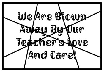 WE ARE BLOWN AWAY BY OUR TEACHER'S LOVE AND CARE!, Valentine’s Day Activity,