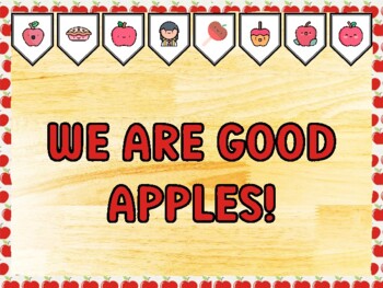 WE ARE GOOD APPLES! Apple Bulletin Board Kit