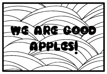 WE ARE GOOD APPLES! Fall Apple Activity, Apples Coloring Pages, Autumn